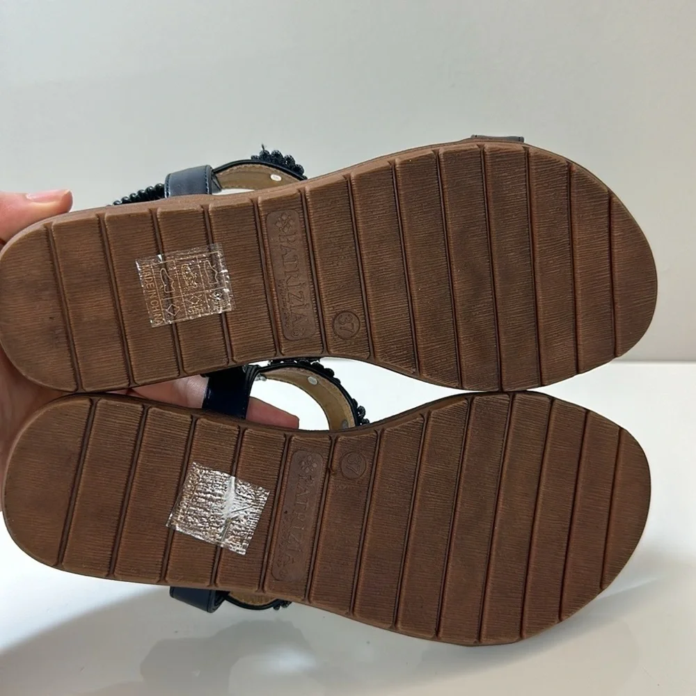 Patrizia by Spring Step Talitha Blue Sandals Size 37(6.5-7)